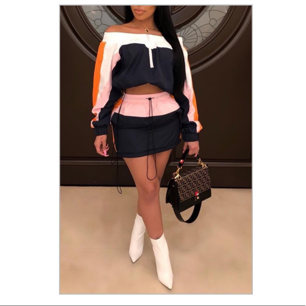 Wind breaker crop to set